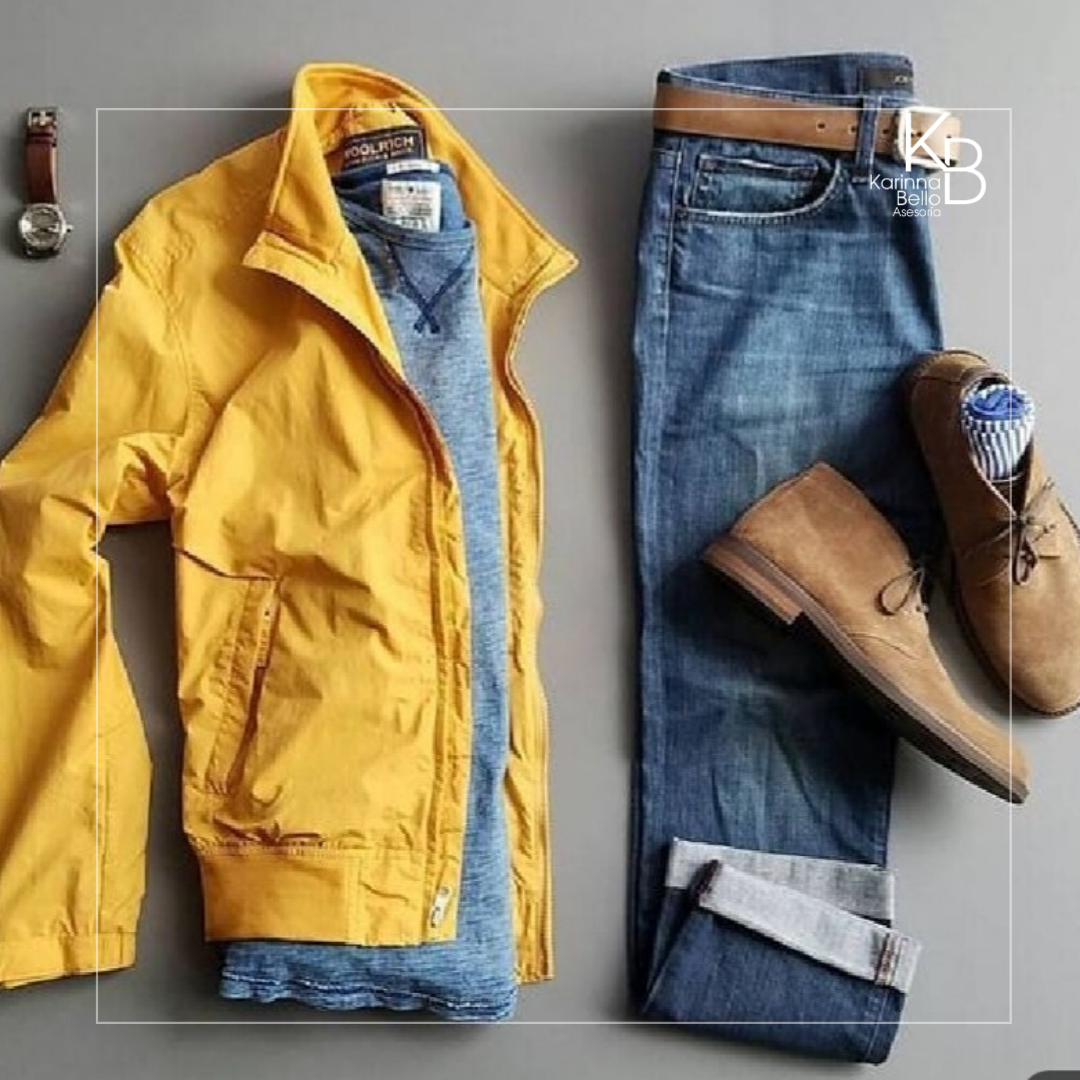 Ropa de hombre amarilla